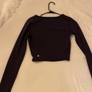lululemon womens cropped long sleeve